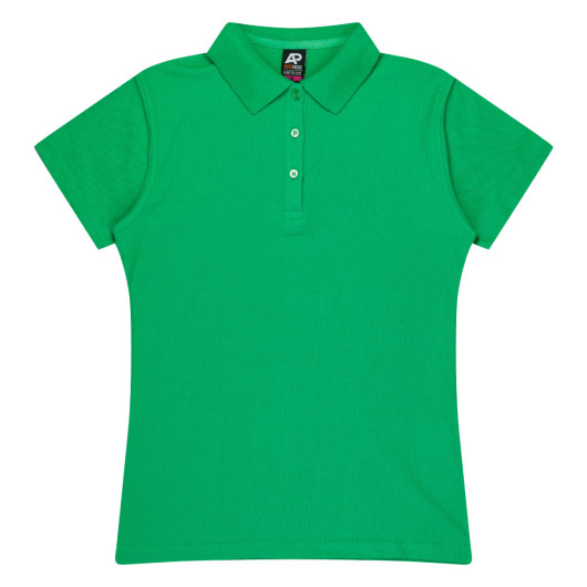 Vaucluse Womens Polos Kelly Green